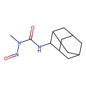 Urea, 1-(2-adamantyl)-3-methyl-3-nitroso- structure