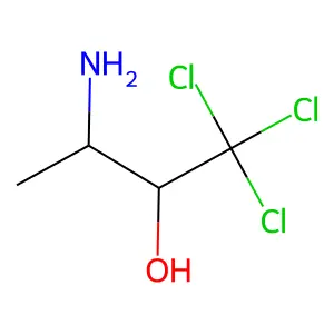 3-amino-1,1,1-trichlorobutan-2-ol structure