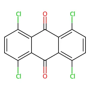 Compound C14H4Cl4O2 structure