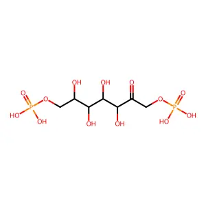Sedoheptulose-1,7-diphosphate structure