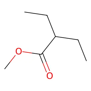 Methyl 2-ethylbutanoate structure
