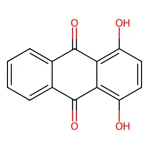 Quinizarin structure