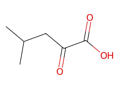 4-methyl-2-oxopentanoic acid structure