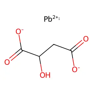 Colloidal lead malate structure