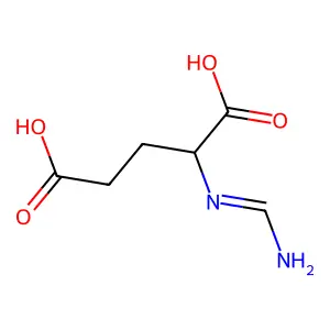n-Formimidoyl-glutamic acid structure