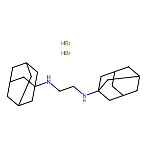 Compound C22H38Br2N2 structure