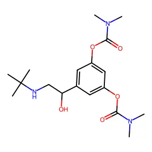 Bambuterol structure