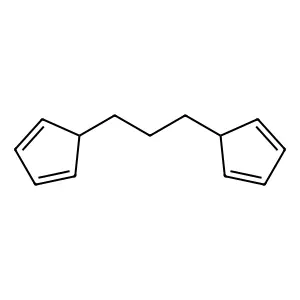 1,3-Cyclopentadiene, 5,5'-(1,3-propanediyl)bis- structure