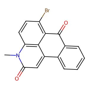 Compound C17H10BrNO2 structure