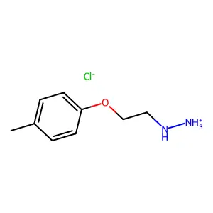 (2-p-Tolyloxyethyl)hydrazine hydrochloride structure