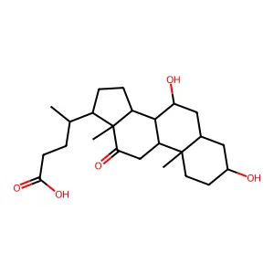 12-ketoursodeoxycholic acid structure