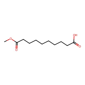 Sebacic acid monomethyl ester structure