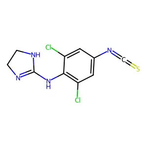 Clonidine 4-isothiocyanate structure