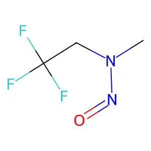 N-methyl-N-(2,2,2-trifluoroethyl)nitrous amide structure