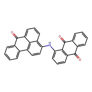 9,10-Anthracenedione, 1-[(7-oxo-7H-benz[de]anthracen-3-yl)amino]- structure