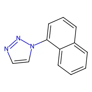 1-(1-Naphthyl)-1H-1,2,3-triazole structure
