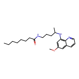 Octanoylprimaquine structure