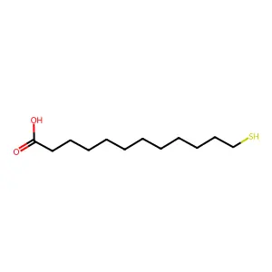 12-Mercaptododecanoic acid structure