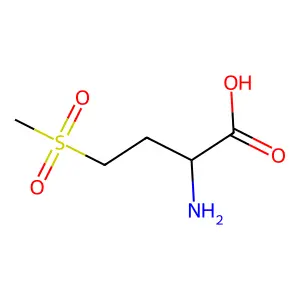Butanoic acid, 2-amino-4-(methylsulfonyl)- structure