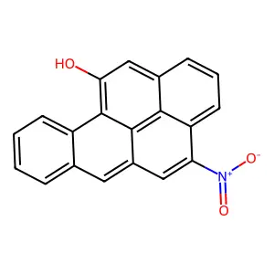 Benzo(a)pyren-1-ol, 6-nitro- structure