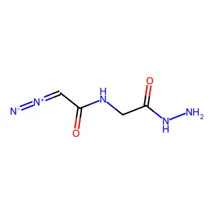 Compound C4H7N5O2 structure