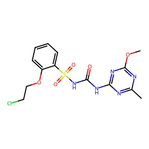 Triasulfuron structure