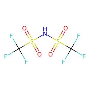 1,1,1-trifluoro-N-(trifluoromethylsulfonyl)methanesulfonamide structure