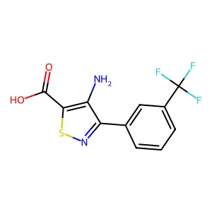 Compound C11H7F3N2O2S structure