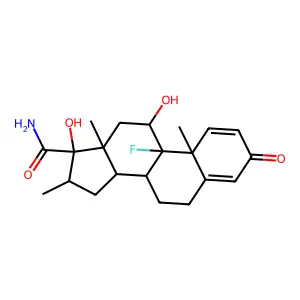 Dexamethasone-17-carboxamide structure