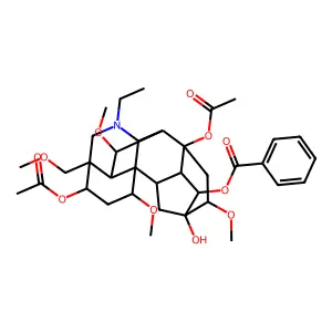 Ludaconitine diacetate structure
