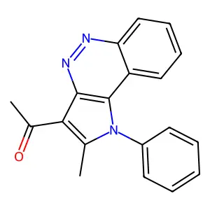 1-(2-methyl-1-phenylpyrrolo[3,2-c]cinnolin-3-yl)ethanone structure