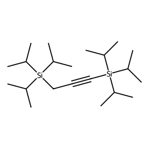 1,3-BIS(TRIISOPROPYLSILYL)PROPYNE structure