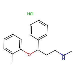 Atomoxetine hydrochloride structure