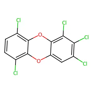 1,2,3,6,9-Pentachlorodibenzo-p-dioxin structure