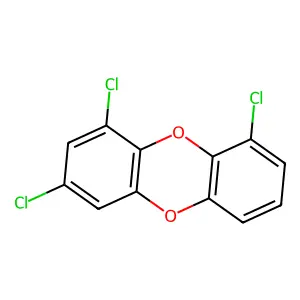 1,3,9-trichlorodibenzo-p-dioxin structure