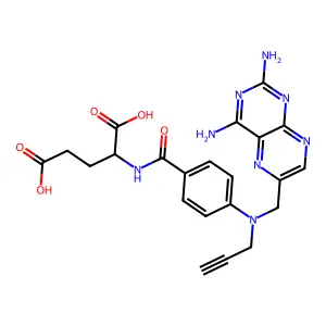 10-Propargylaminopterin structure