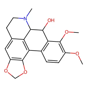 (12S,13R)-15,16-dimethoxy-11-methyl-3,5-dioxa-11-azapentacyclo[10.7.1.02,6.08,20.014,19]icosa-1(20),2(6),7,14(19),15,17-hexaen-13-ol structure
