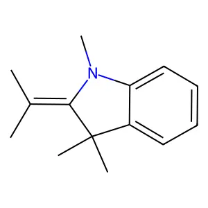 1,3,3-trimethyl-2-propan-2-ylideneindole structure