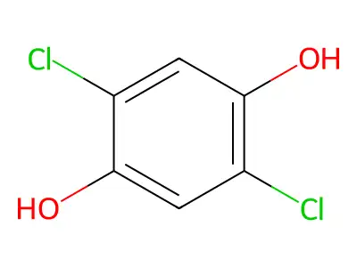 2,5-dichlorohydroquinone structure