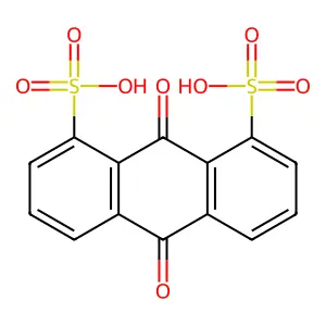 Compound C14H8O8S2 structure