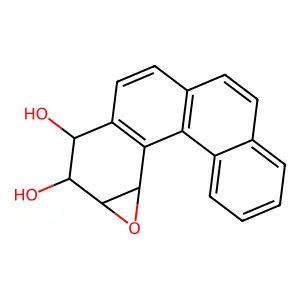 B(c)PH diol epoxide-1 structure