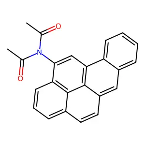 12-N,N-Diacetylaminobenzo(a)pyrene structure