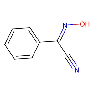 2-hydroxyimino-2-phenylacetonitrile structure