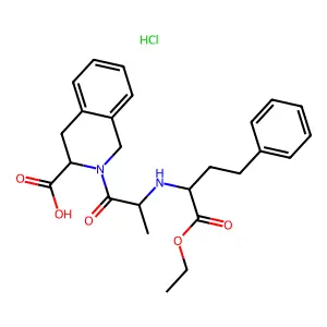 QUINAPRIL HYDROCHLORIDE structure