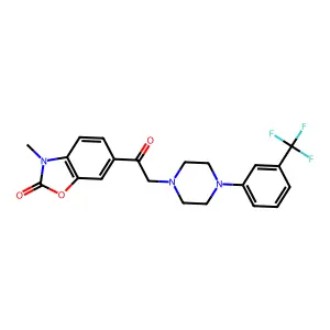 Compound C21H20F3N3O3 structure