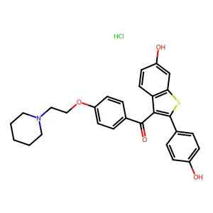 RALOXIFENE HYDROCHLORIDE structure