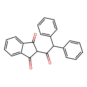 Diphacinone structure