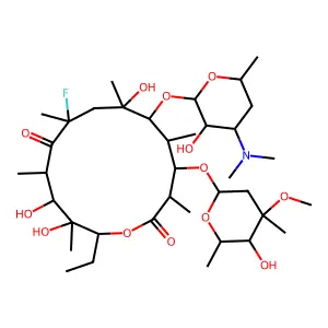 Flurithromycin structure