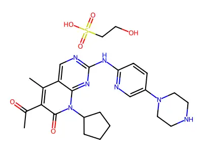 Palbociclib structure