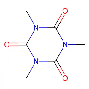 Trimethyl isocyanurate structure